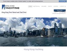 Tablet Screenshot of hongkongyachting.com